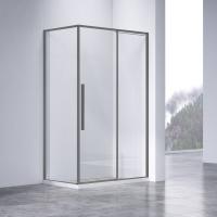 Душевой уголок Slim-N VSR-4SN9012CLGM, 1200*900, вороненая сталь, стекло прозрачное, , шт