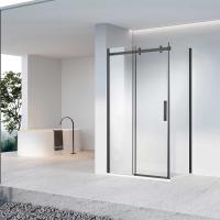 Душевой уголок  прямоугольный  Como-N VSR-4CN1015CLB 1500x1000 цвет черный стекло прозрачное Vincea