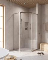 Душевой уголок, пятиугольный RELAX-304-P-1-100-C-CR 1000x1000x2000 Cezares