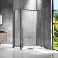 Душевой уголок Lugano VSR-1L9013CLGM-1, 1300*900, вороненая сталь, стекло прозрачное, , шт