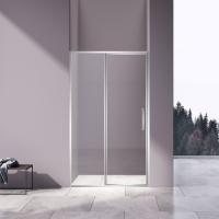 Душевая дверь VDP-4SL120CL 1200x1950 профиль хром стекло прозрачное Vincea
