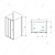 Душевой уголок RGW PA-73 (PA-13 + Z-050-2) прямоугольный  110* 70*195 060873117-011 профиль Хром стекло Прозрачное 5 мм RGW