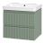 VICTORY - 60 Тумба подвесная с 2 ящ. зеленый + раковина УТ000015997 Brevita